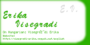 erika visegradi business card